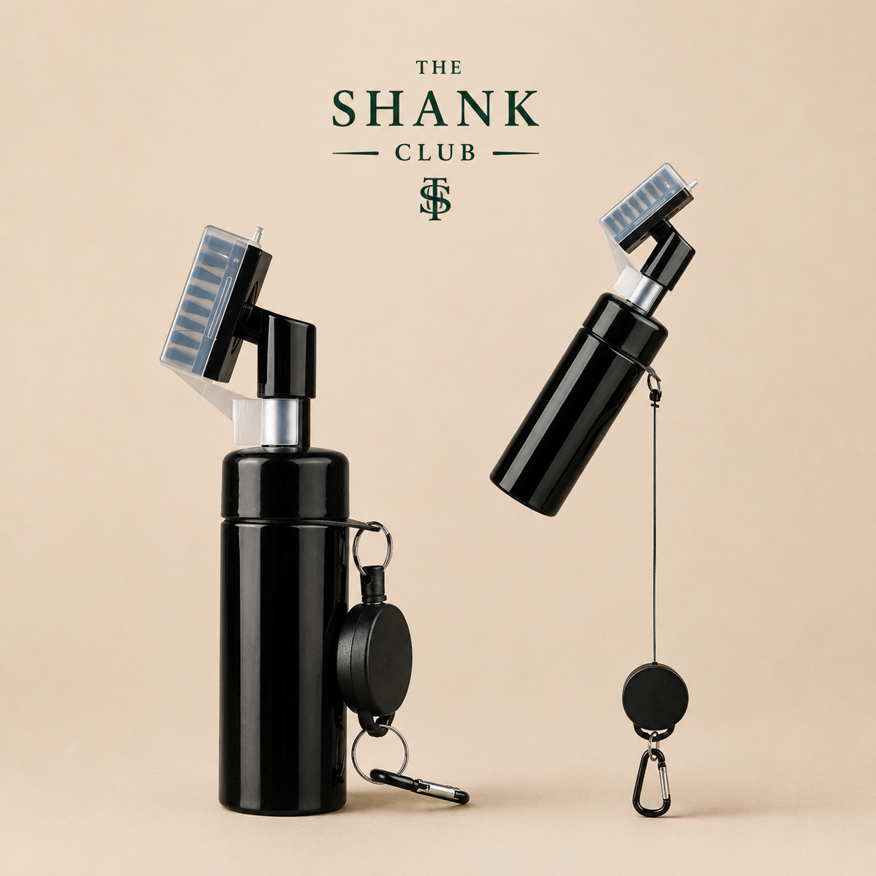 The Shank Club Club Groove Brush | Portable – Black