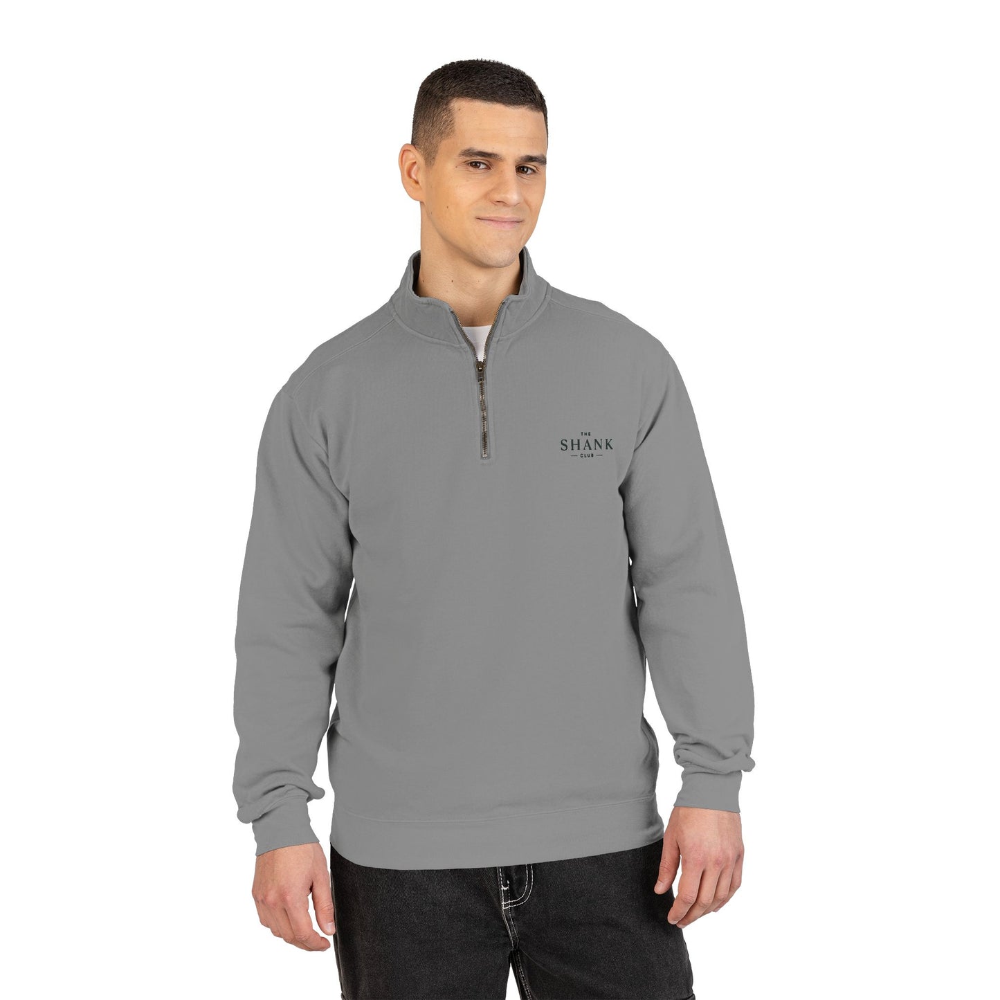 The Shank Club Quarter-Zip | Subtle Logo Performance Pullover