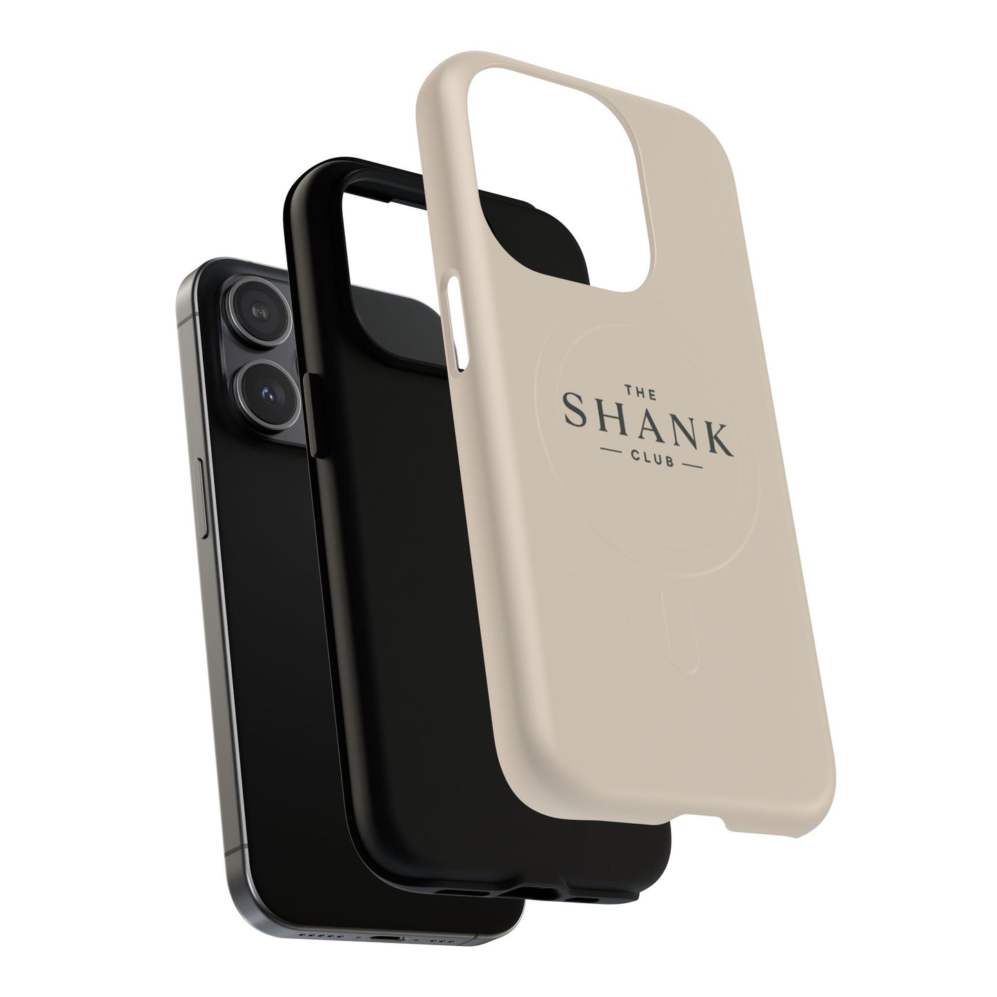 Tough Magnetic Phone Case — "The Shank Club" Logo, Slim Protective MagSafe-Compatible Cover