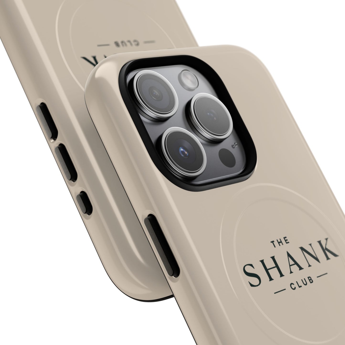 Tough Magnetic Phone Case — "The Shank Club" Logo, Slim Protective MagSafe-Compatible Cover