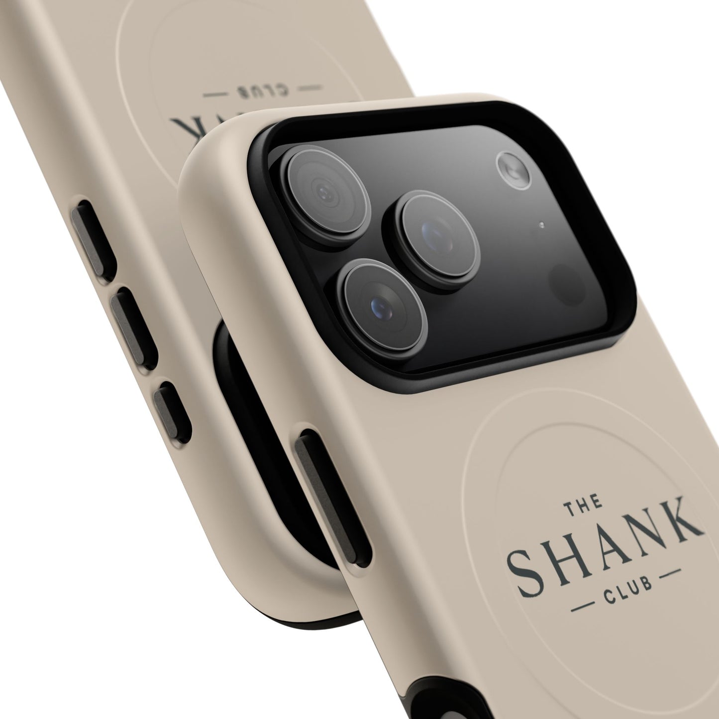 Tough Magnetic Phone Case — "The Shank Club" Logo, Slim Protective MagSafe-Compatible Cover
