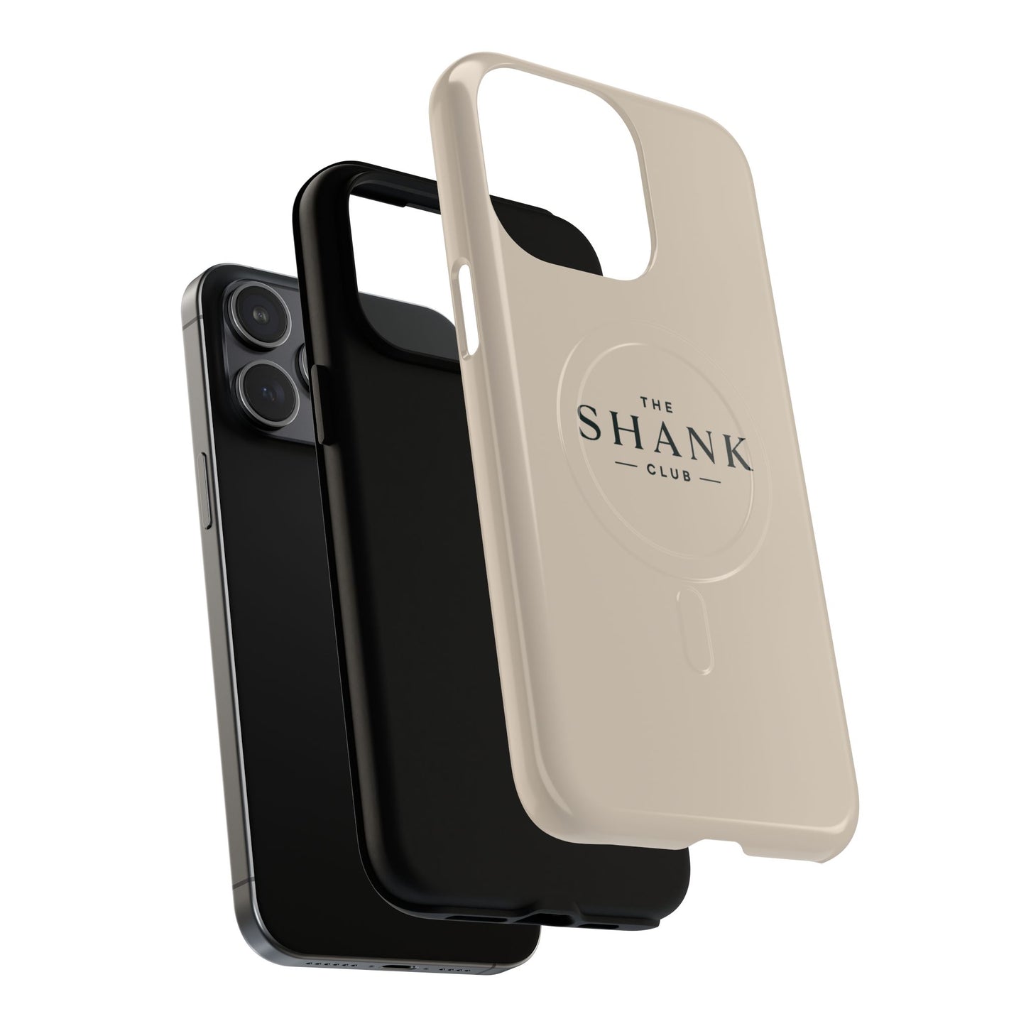 Tough Magnetic Phone Case — "The Shank Club" Logo, Slim Protective MagSafe-Compatible Cover
