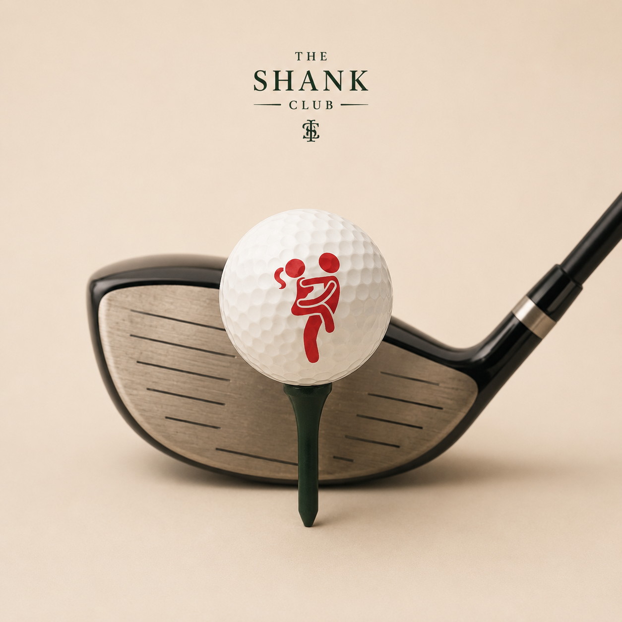 The Shank Club Golf Ball Stencil Set | Adult Design 4-Pack