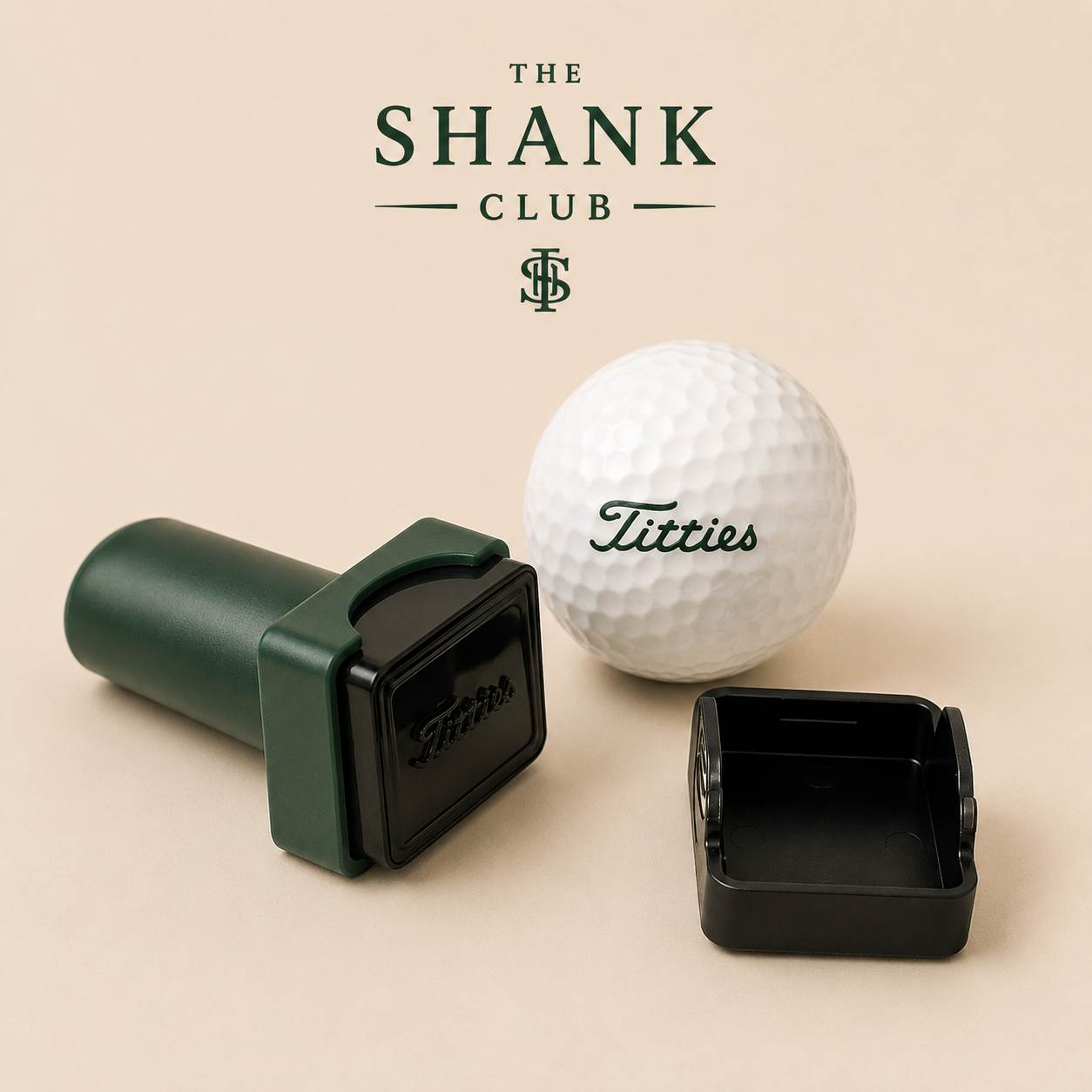 The Shank Club Golf Ball Stamp | Titties