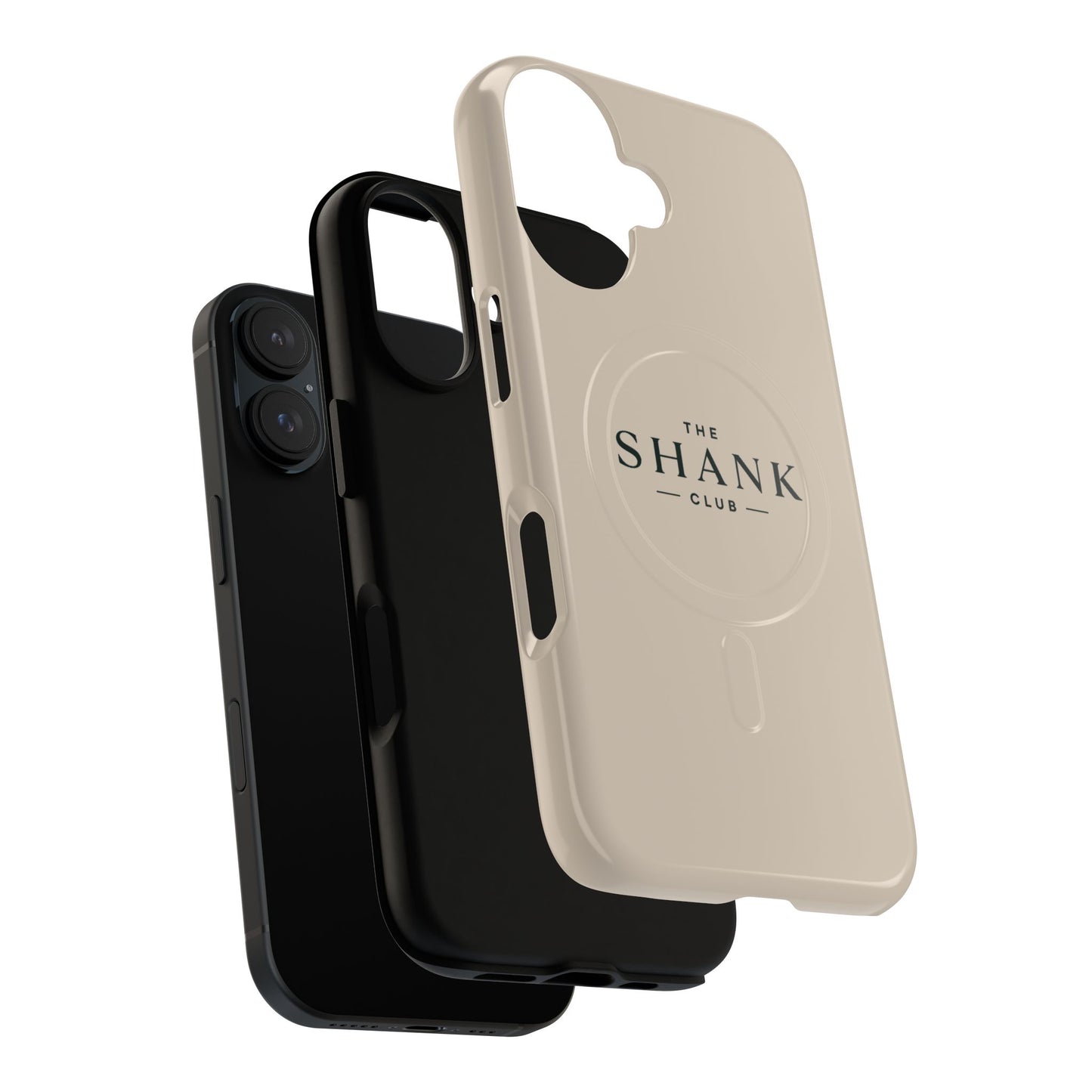 Tough Magnetic Phone Case — "The Shank Club" Logo, Slim Protective MagSafe-Compatible Cover