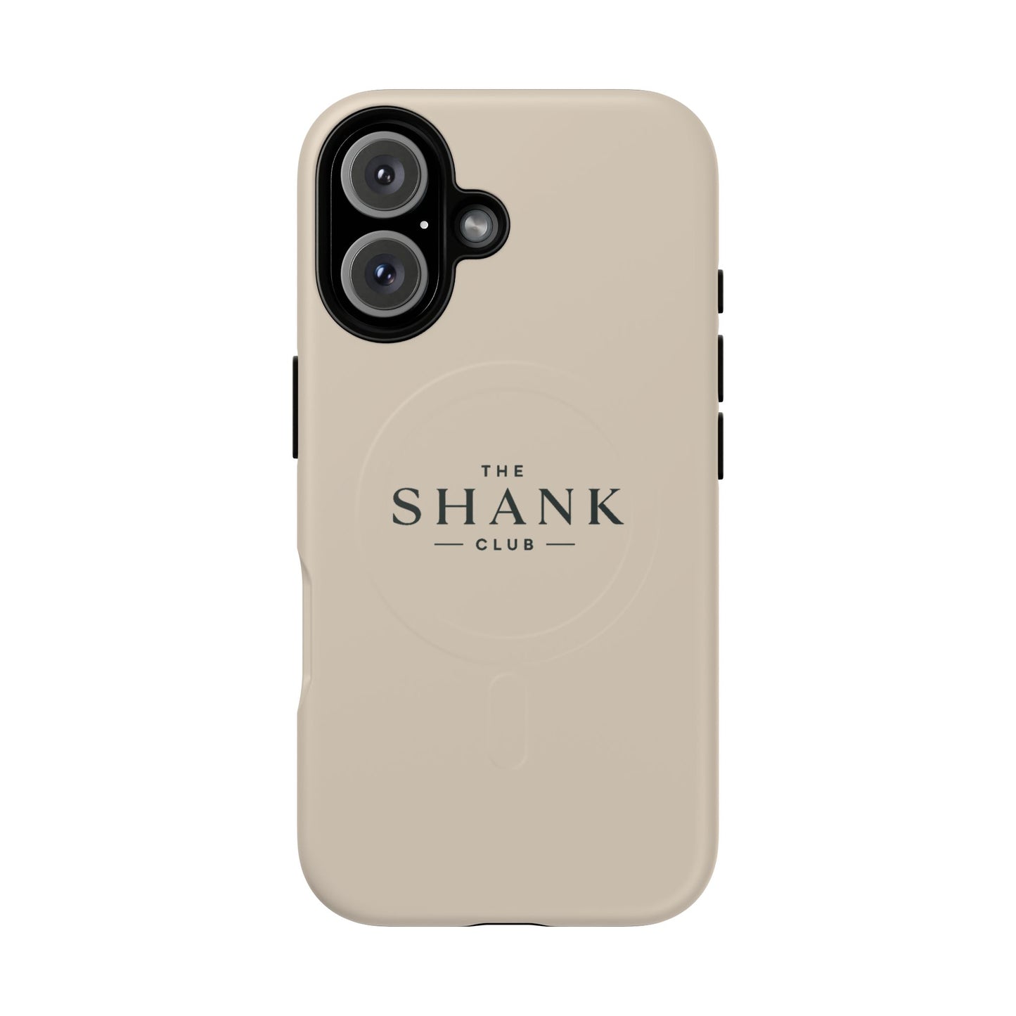 Tough Magnetic Phone Case — "The Shank Club" Logo, Slim Protective MagSafe-Compatible Cover