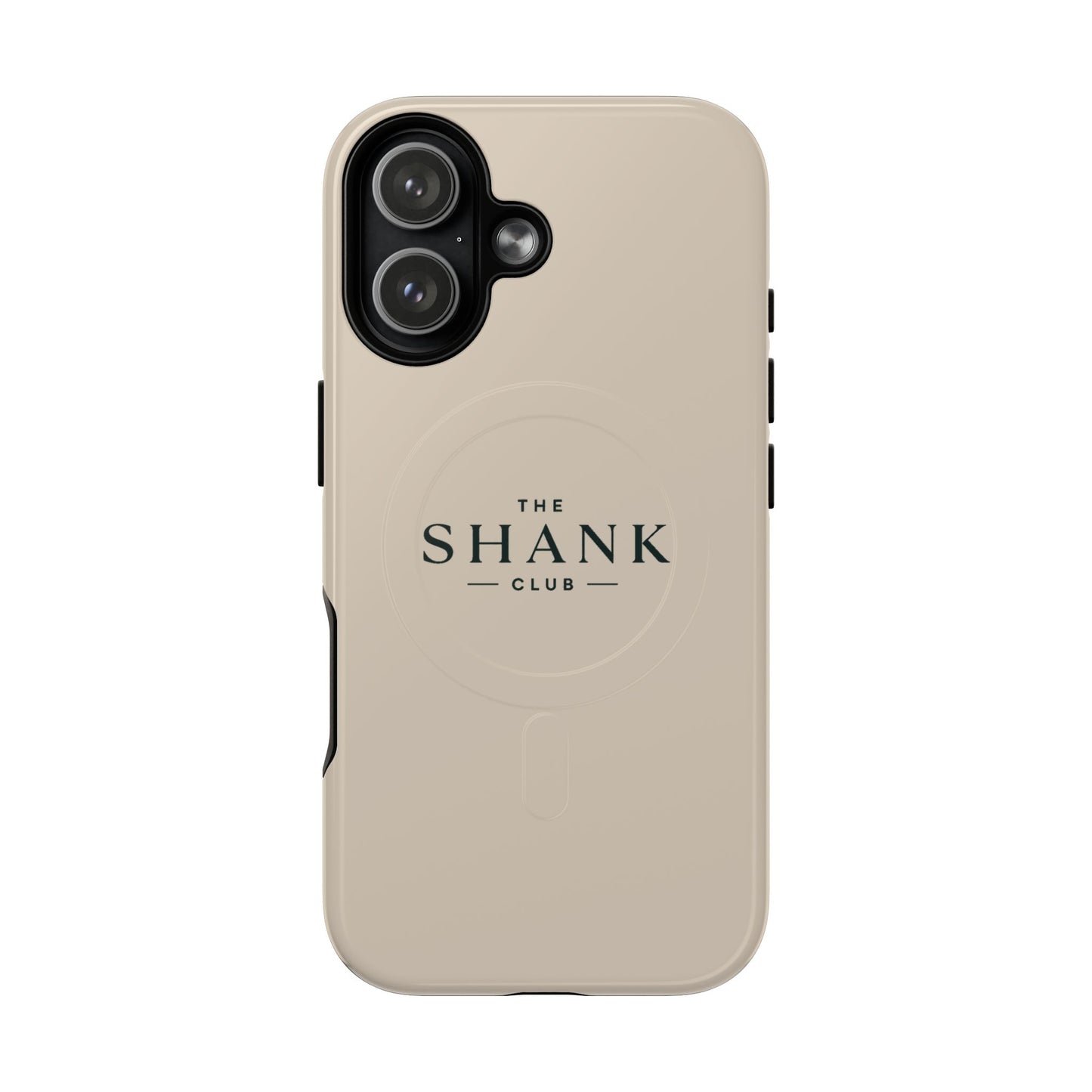 Tough Magnetic Phone Case — "The Shank Club" Logo, Slim Protective MagSafe-Compatible Cover