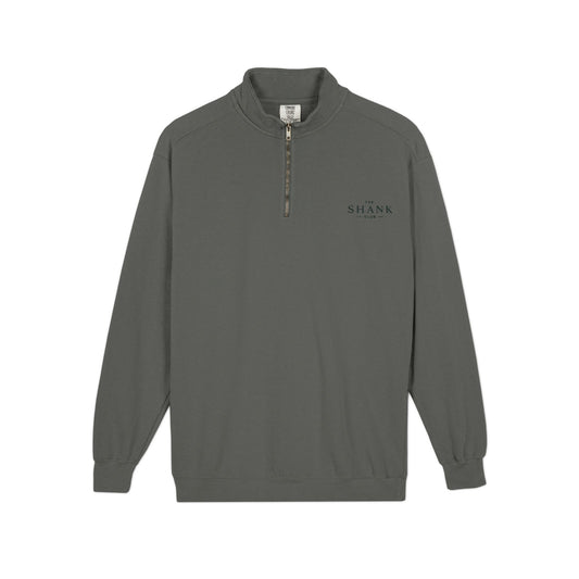 The Shank Club Quarter-Zip | Subtle Logo Performance Pullover
