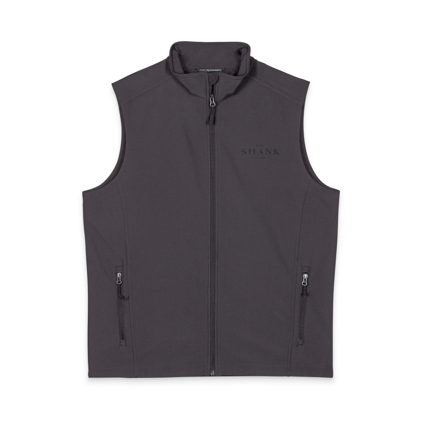 The Shank Club Soft Shell Vest | Men's Windproof Zip Vest