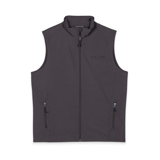 The Shank Club Soft Shell Vest | Men's Windproof Zip Vest