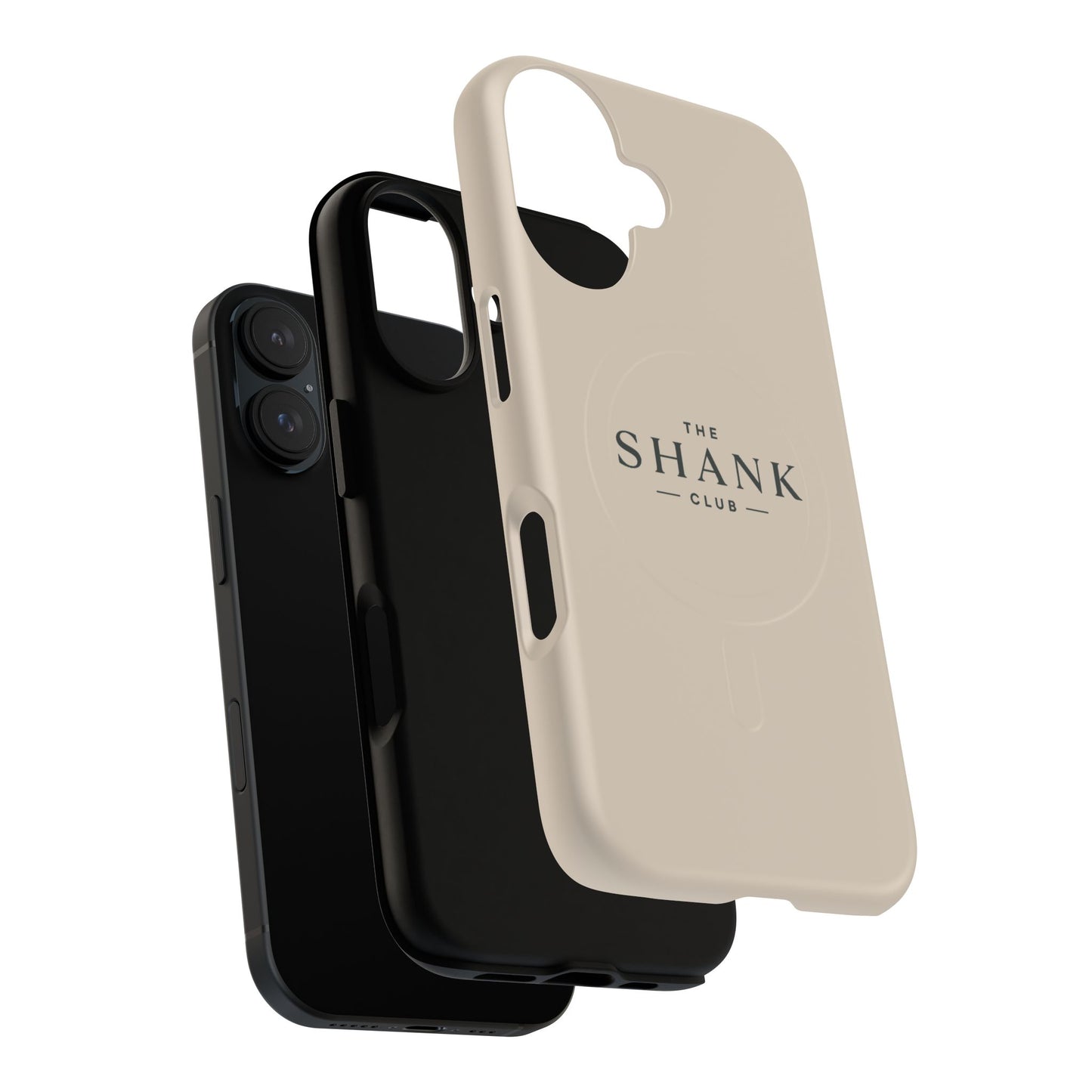 Tough Magnetic Phone Case — "The Shank Club" Logo, Slim Protective MagSafe-Compatible Cover