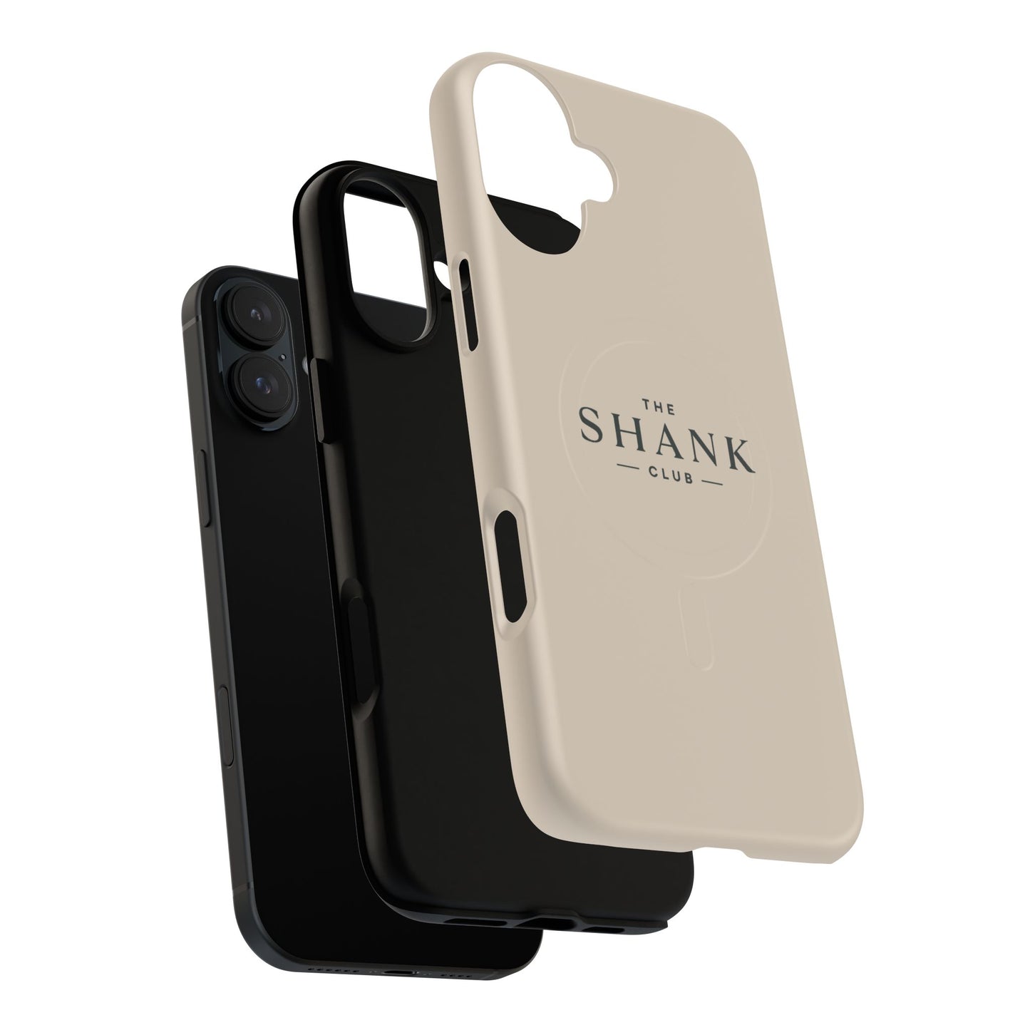 Tough Magnetic Phone Case — "The Shank Club" Logo, Slim Protective MagSafe-Compatible Cover