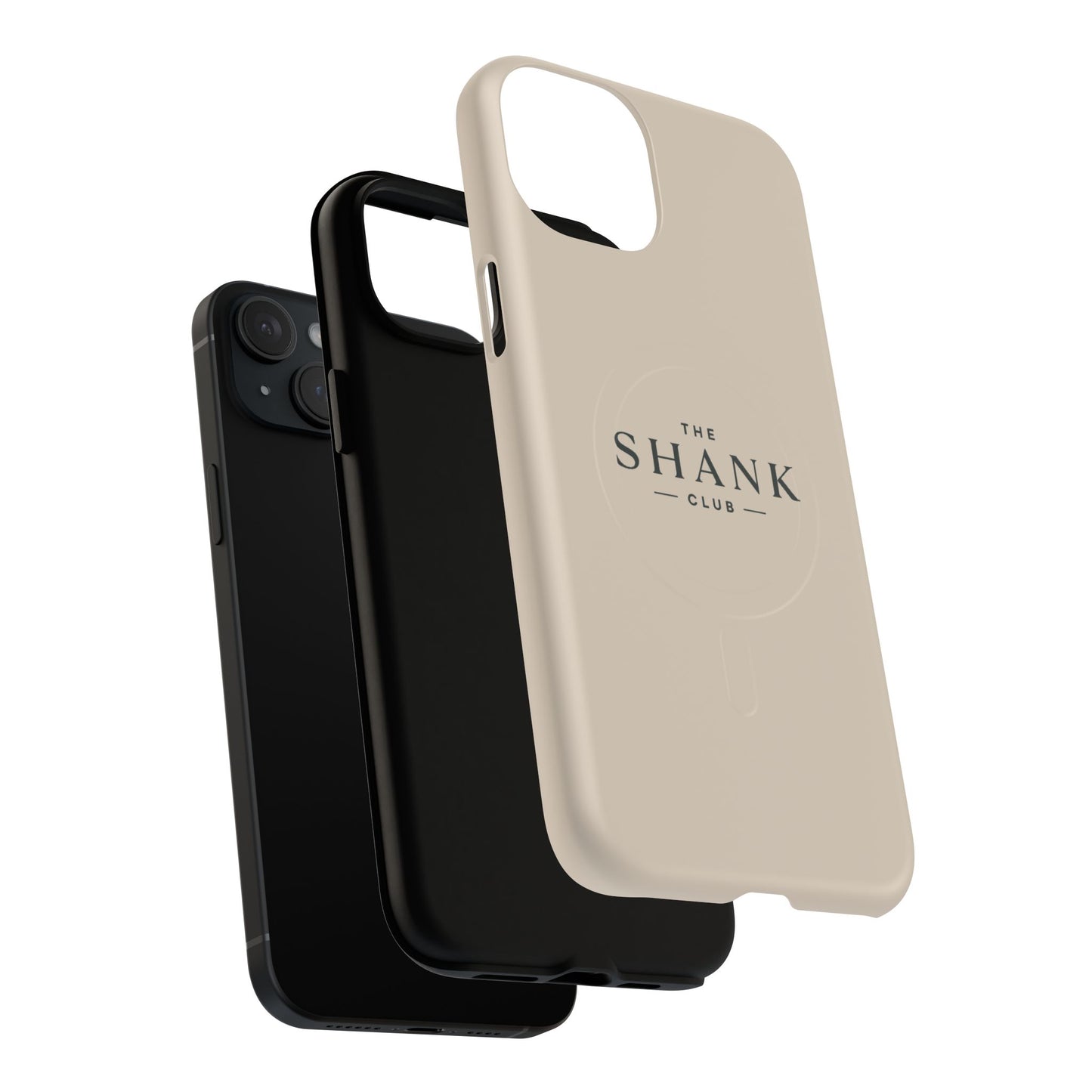 Tough Magnetic Phone Case — "The Shank Club" Logo, Slim Protective MagSafe-Compatible Cover