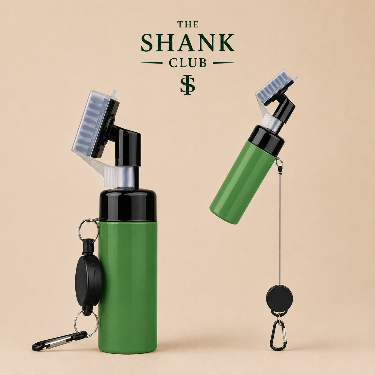 The Shank Club Club Groove Brush | Portable – Green