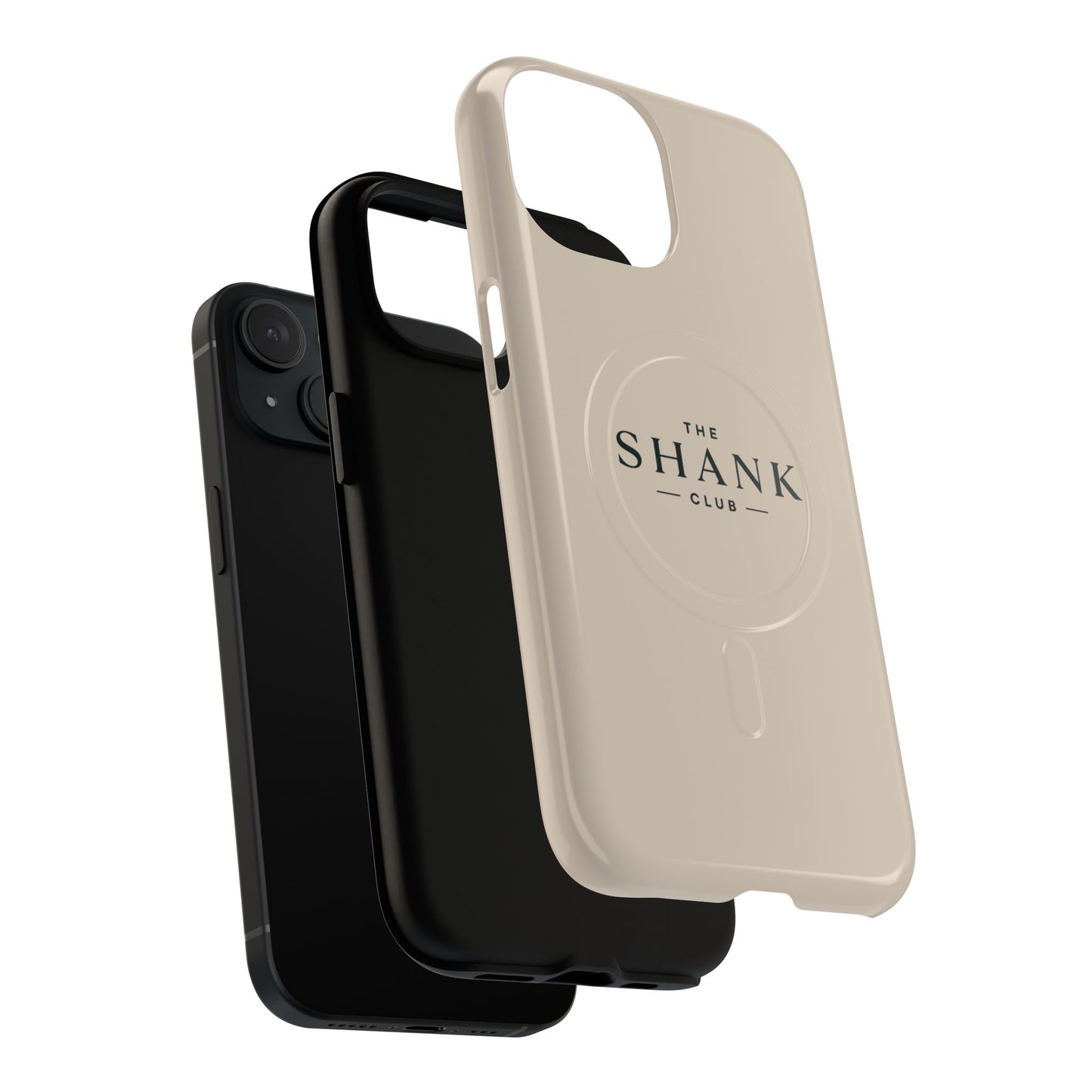 Tough Magnetic Phone Case — "The Shank Club" Logo, Slim Protective MagSafe-Compatible Cover