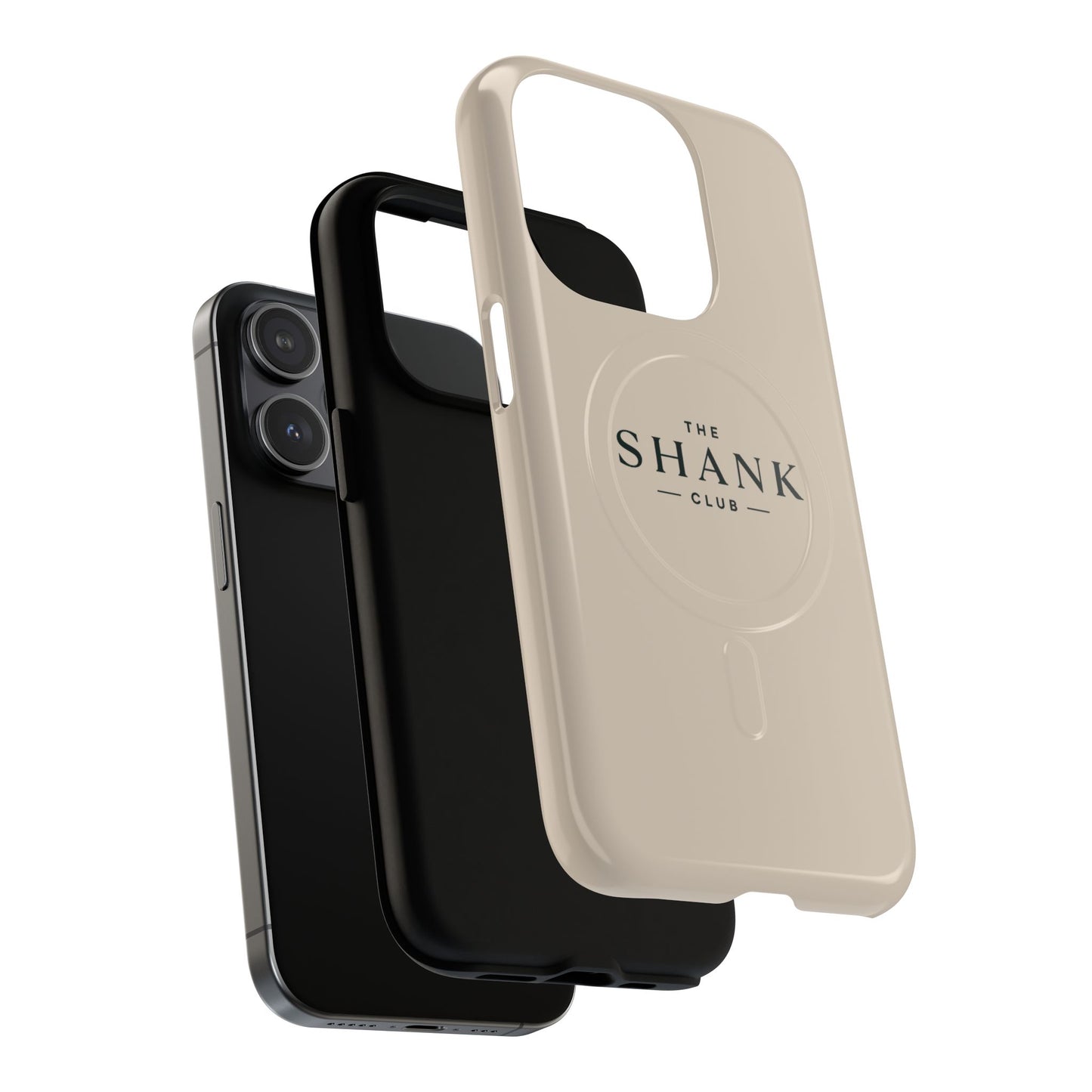 Tough Magnetic Phone Case — "The Shank Club" Logo, Slim Protective MagSafe-Compatible Cover