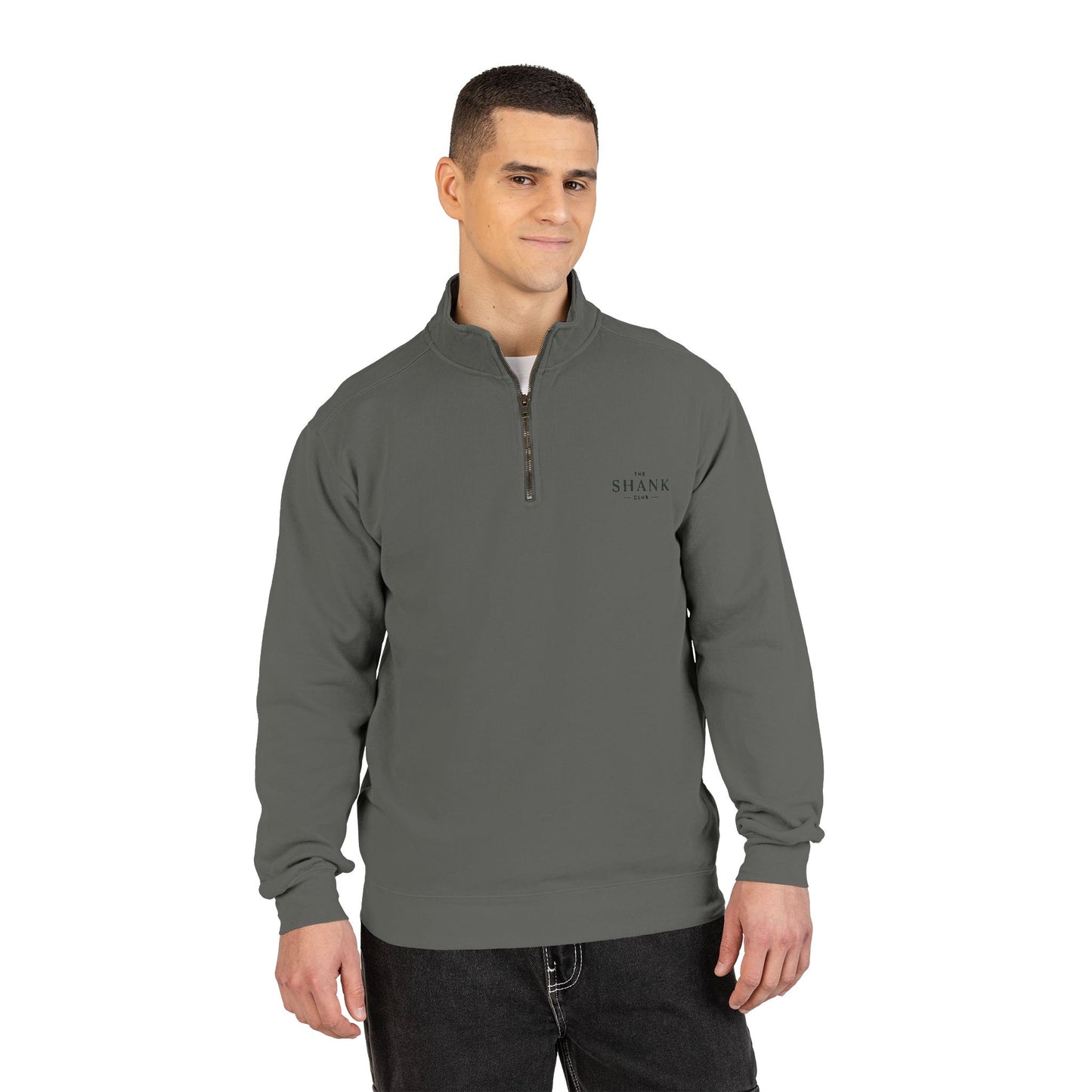 The Shank Club Quarter-Zip | Subtle Logo Performance Pullover