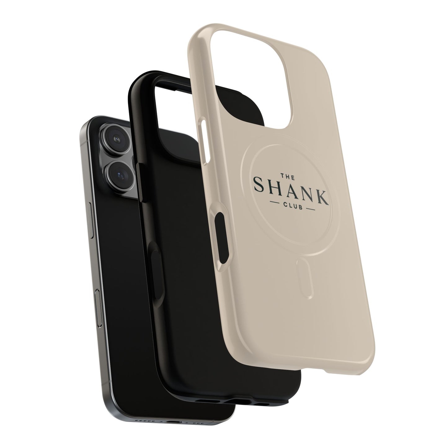 Tough Magnetic Phone Case — "The Shank Club" Logo, Slim Protective MagSafe-Compatible Cover