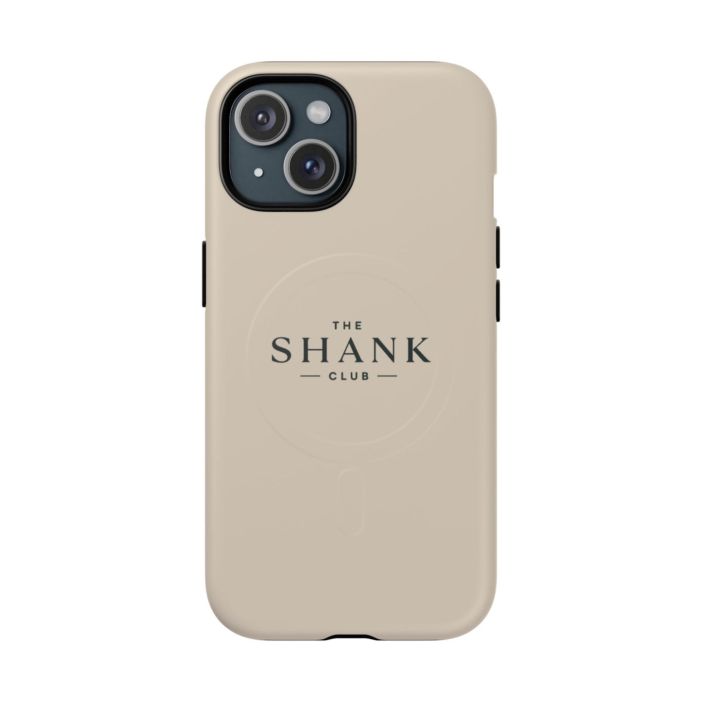 Tough Magnetic Phone Case — "The Shank Club" Logo, Slim Protective MagSafe-Compatible Cover
