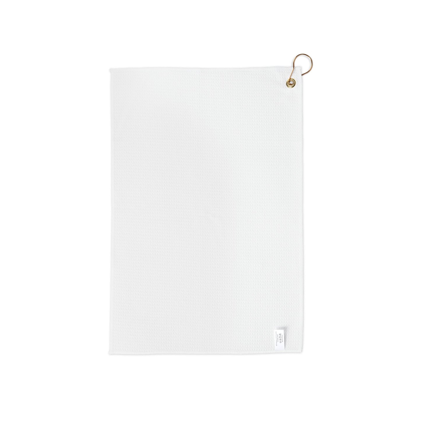 The Shank Club Golf Towel | Waffle Weave with Brass Ring