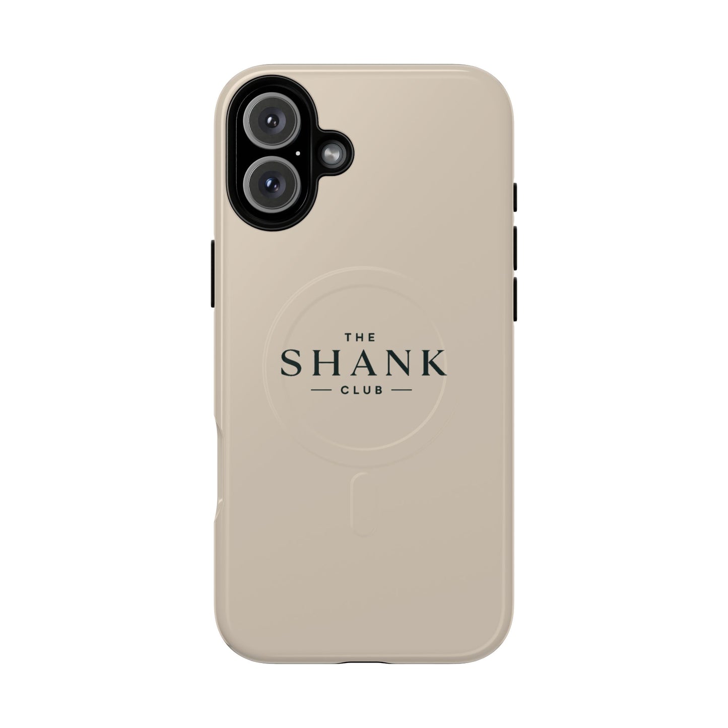 Tough Magnetic Phone Case — "The Shank Club" Logo, Slim Protective MagSafe-Compatible Cover