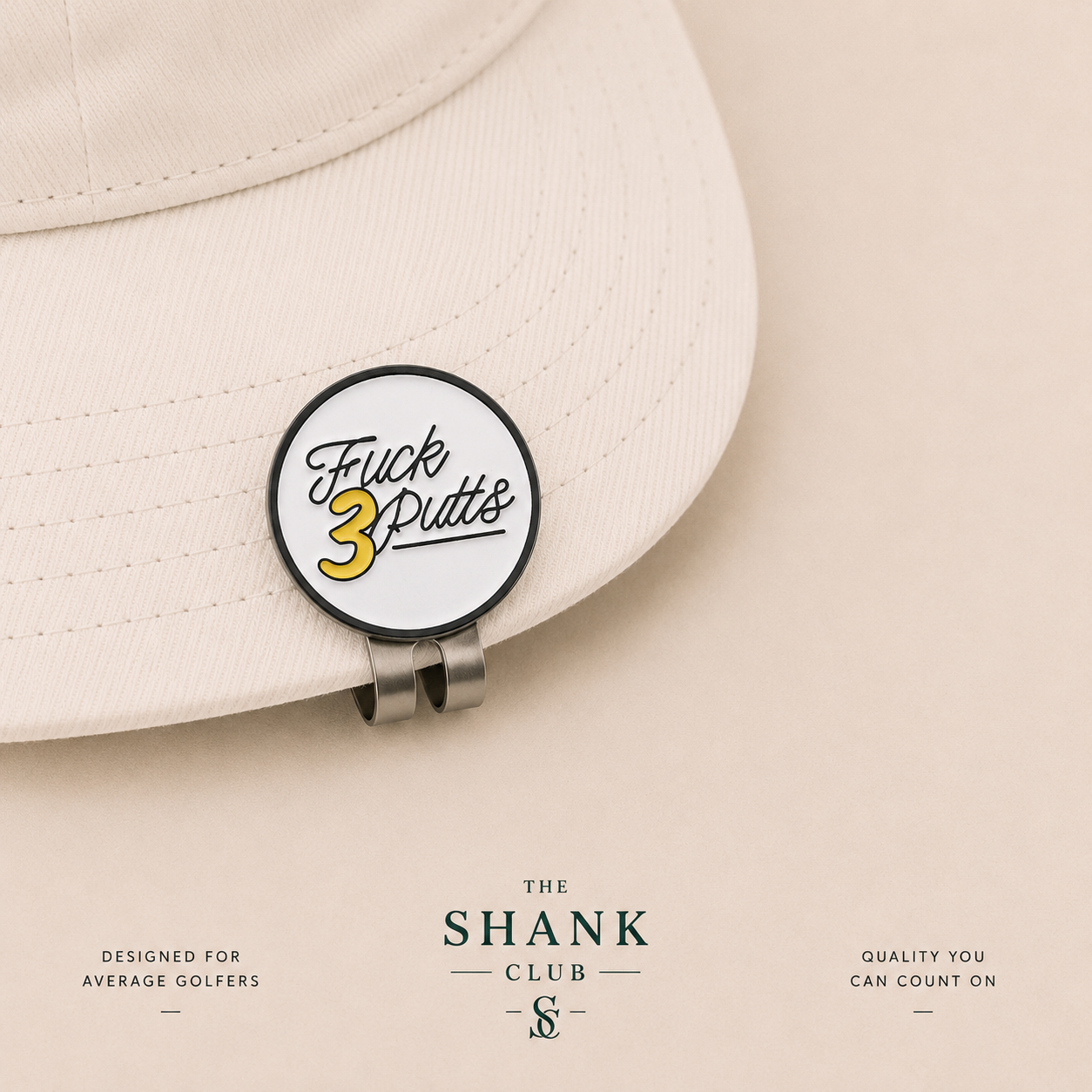 The Shank Club Ball Marker | F*ck 3 Putts