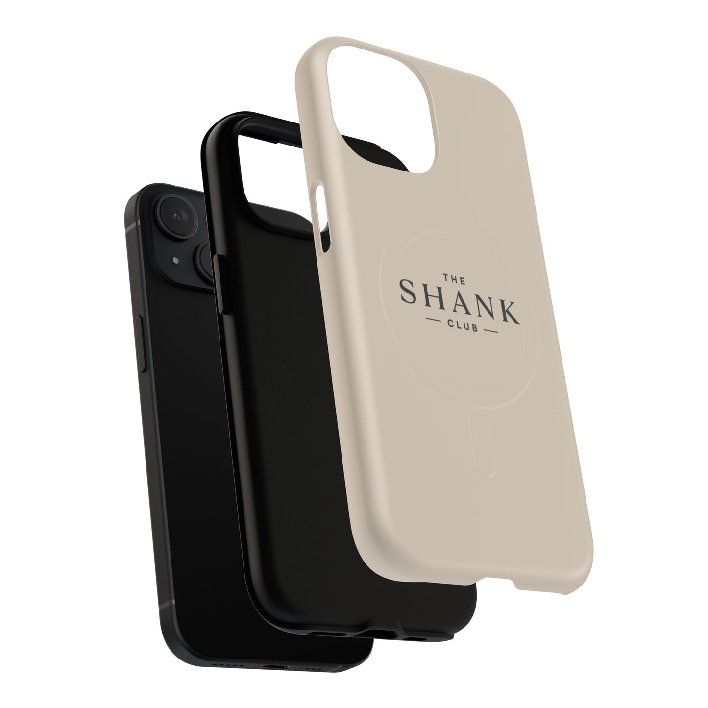 Tough Magnetic Phone Case — "The Shank Club" Logo, Slim Protective MagSafe-Compatible Cover