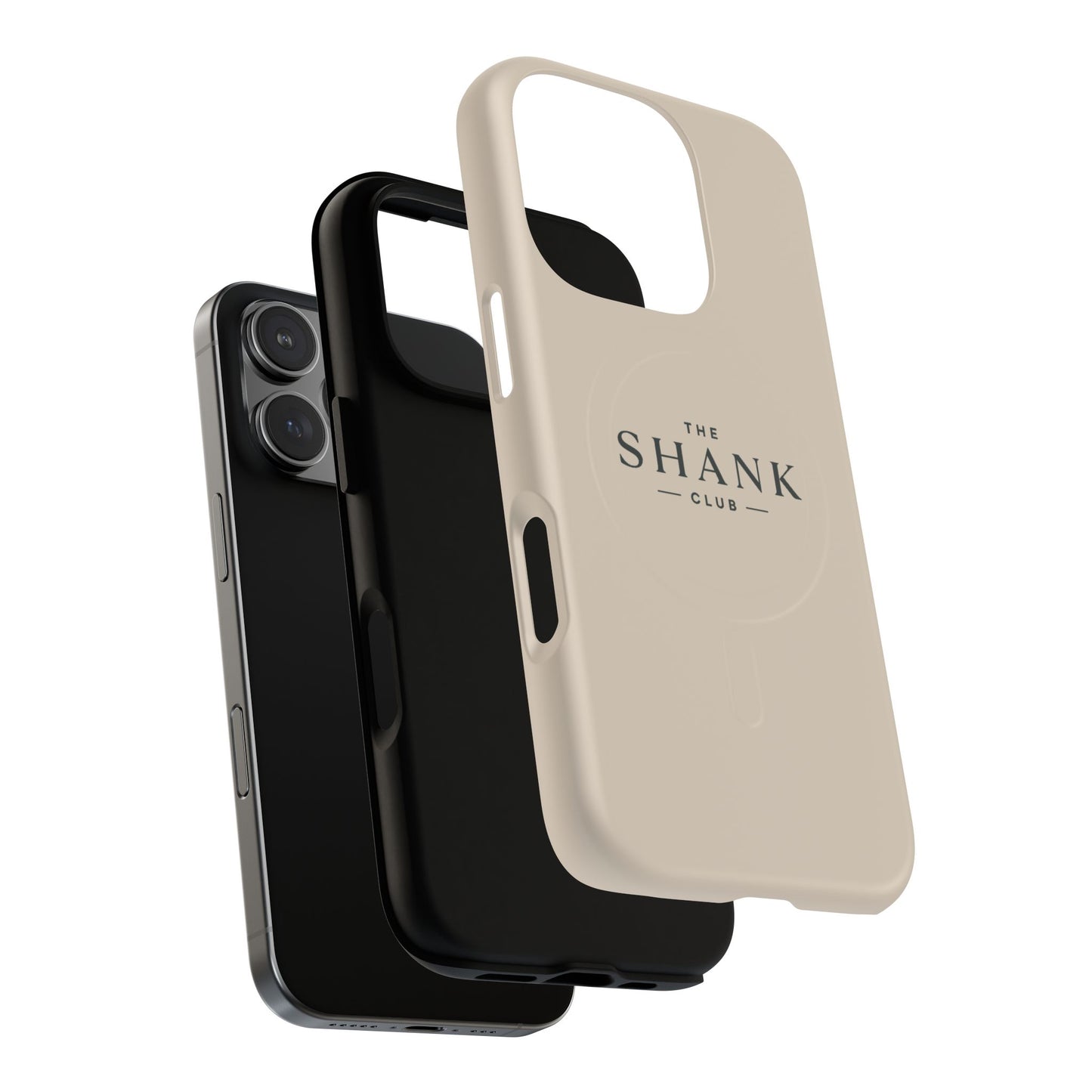 Tough Magnetic Phone Case — "The Shank Club" Logo, Slim Protective MagSafe-Compatible Cover
