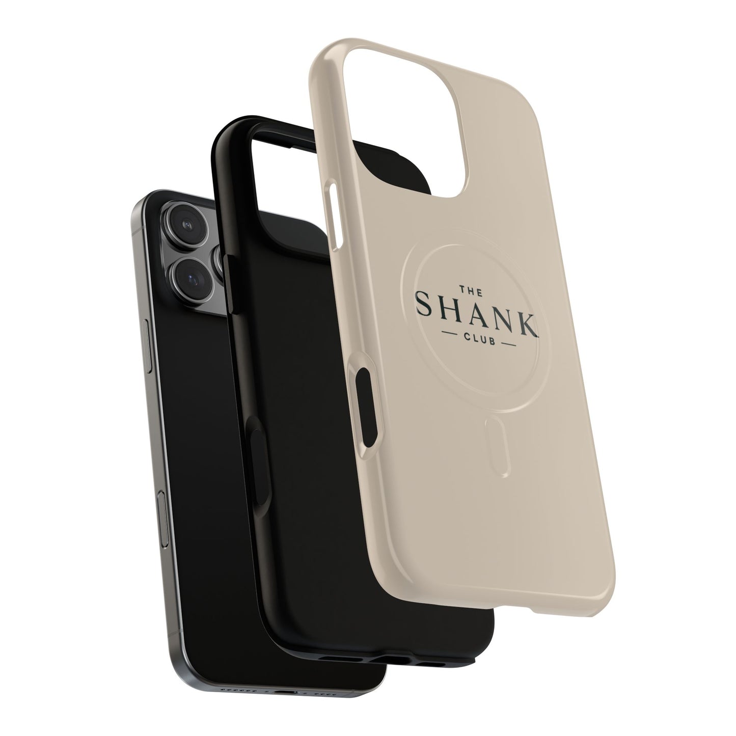 Tough Magnetic Phone Case — "The Shank Club" Logo, Slim Protective MagSafe-Compatible Cover
