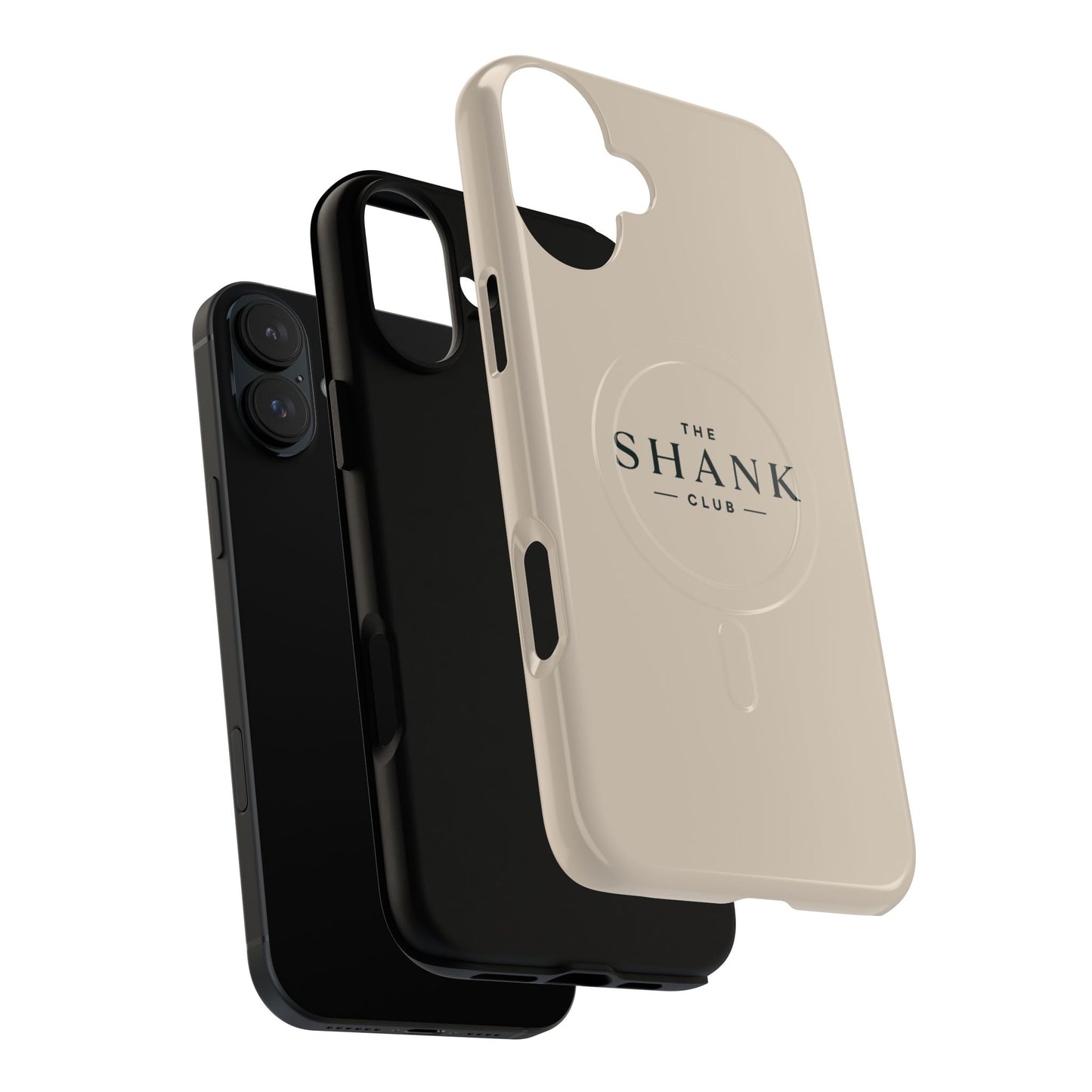 Tough Magnetic Phone Case — "The Shank Club" Logo, Slim Protective MagSafe-Compatible Cover